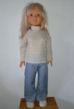 Grande poupée FALCA 80 cm, avec vêtements et chaussures d'origine