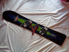 BURTON PRECISION SNOWBOARDS TAVOLA VINTAGE DA COLLEZIONE CON ATTACCHI ORIGINALI