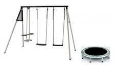 ALTALENA IN ACCIAIO 4POSTI+