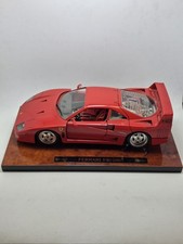 Ferrari F40 Bburago 1987 Scala 1:18 Cod.3732 exclusive collection base in radica