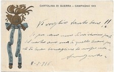 UFFICIO POSTA MILITARE "INTENDENZA 3^ARMATA"- 11°REGGIMENTO BERSAGLIERI CICLISTI