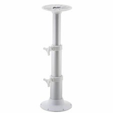 Gamba per tavolo per barca e camper telescopica in alluminio cm 72