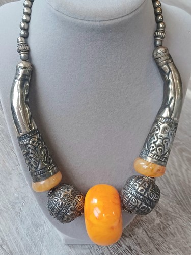 Collana vintage tribal - collana,