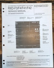 Kenwood rxd f41 - rxd-f3, -f4