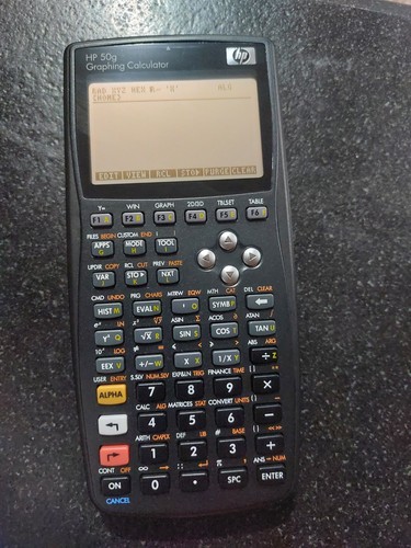 50g graphing calculator - hp,