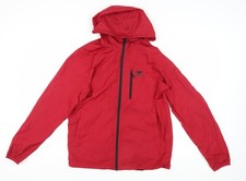 Cappotto a vento rosso uomo UK