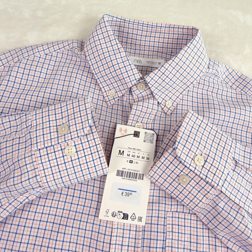 Camicia zara uomo rosa - uomo, blu