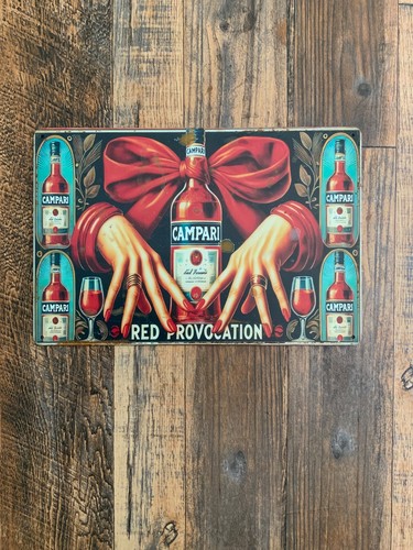 Insegna metallo campari - insegna,