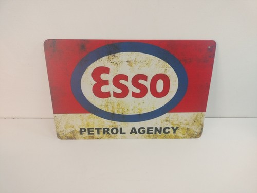 Insegna latta esso - latta, -esso