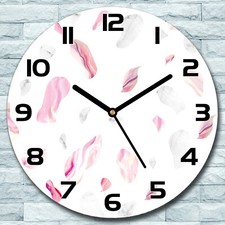 Glass Wall Clock Colourful