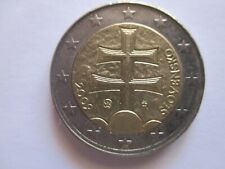 moneta euro 2,00 slovenia 2009 croce patriarcale RARO