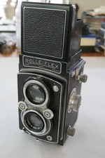 Macchina fotografica vintage Rolleiflex DRP 842700 DRGM Tessar 1:3,5 f = 7,5 cm Carl Zeiss