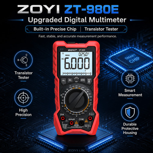 Zoyi 980e multimetro - zoyi, zt-980e