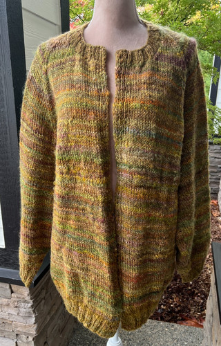 Maglione cardigan lana vintage