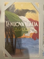 cartolina AOI AFRICA ORIENTALE ITALIANA LA NUOVA ITALIA 1915 WW2 viaggiata