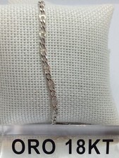 Bracciale in oro bianco 750 18