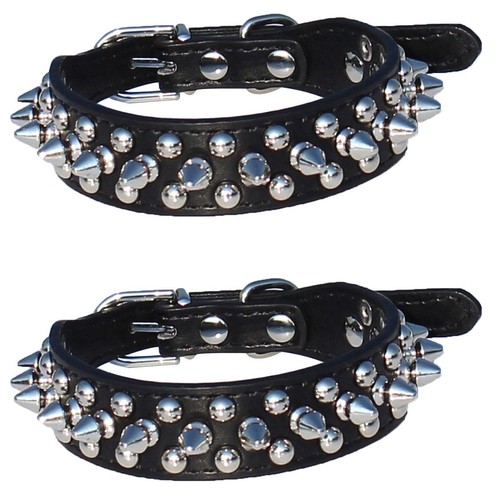 Collare cane cuoio con - collare,