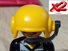 PLAYMOBIL X2 CASCHI GIALLI