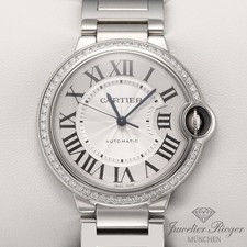 Cartier Ballon Bleu 36 mm W4BB0017 2021 acciaio inox diamanti automatico acciaio