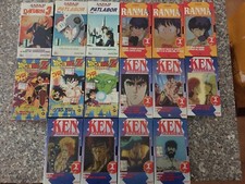 Videocassette manga Daitarn III, Patlabor, Dragonball Z, Ken il guerriero