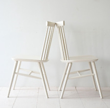 MidCentury Coppia di sedie vintage, originali scandinave retrò, 60s