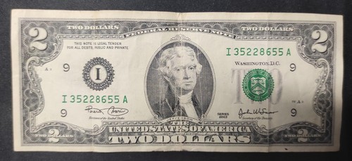Rara banconota dollari - da,