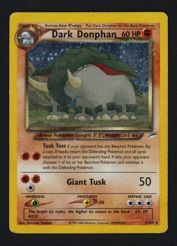 Dark donphan 105 - donphan, neo
