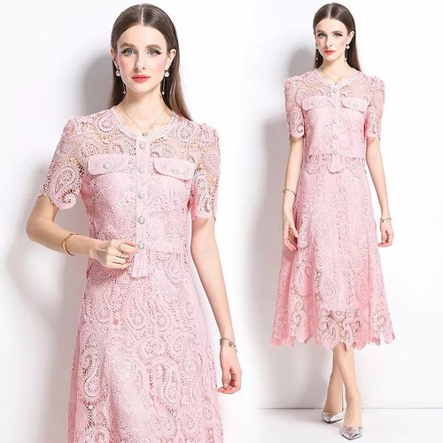 Vestito completo donna set - vestito,