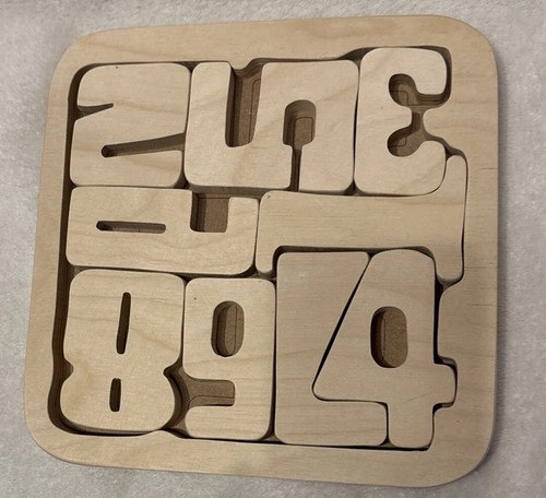 Ikea pyssla numeri puzzle - pyssla, 1-9
