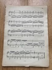 Spartiti musicali d'epoca, 50 fogli sparsi, carta per decorazioni e scrapbooking