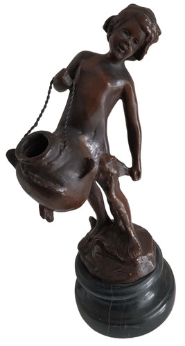 Scultura statua bronzo - scultura, in