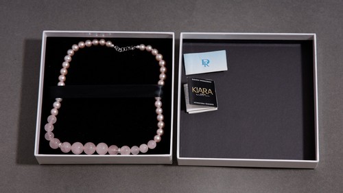 Collana perle rosa - di,