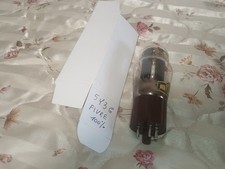 FIVRE 5Y3G TUBE/VALVE USATA PROVATA  TEST 100% BOX BIANCO 