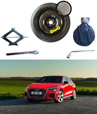 RUOTINO DI SCORTA 17" PER AUDI A3 CON CRIC CHIAVE SACCA