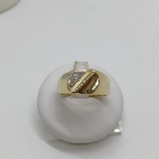 ANELLO DA UOMO IN ORO GIALLO E