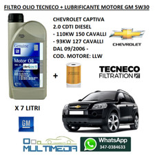 FILTRO OLIO E LUBRIFICANTE GM