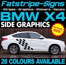 to fit BMW X4 GRAPHICS STRIPES STICKERS DECALS M SPORT xLINE xDRIVE 20d 30d 35d