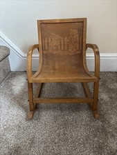 Sedia a dondolo vintage