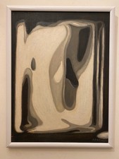 Olio su compenzato di legno 30X40 cm Quadro firmato Di Grande+cornice