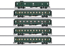 Märklin H0 42265 set carrozze treno rapido "carrello luccio" LED merce nuova