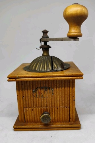 Macinino legno vintage - macinino,
