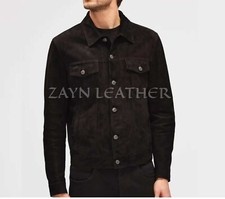 Giacca da uomo in camoscio