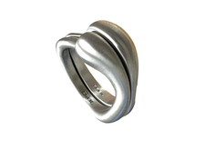 Doppia fedina anelloAcciaio