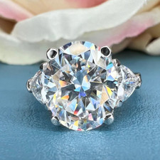 4.15TCW Oval Cut Moissanite