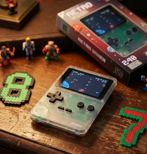 Retro gaming console - retro,
