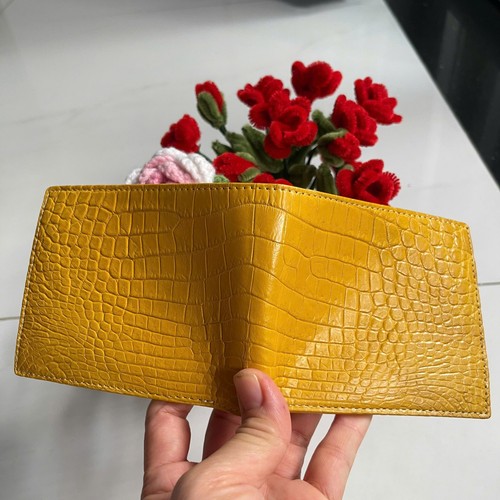 Portafoglio uomo bifold - , giallo