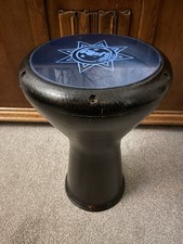 Tamburo vintage egiziano Darbuka Tabla Doumbek Alessandria alluminio
