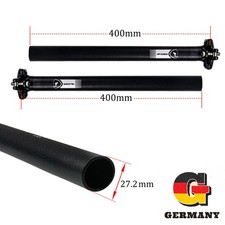 Tubo reggisella bici 27,2 * 400 mm Mountain Road alluminio nero