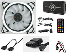 1-10 x 120 mm LED ARGB/RGB case fan set case ventola aura ventola computer 5 V Asus