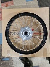 KAWASAKI KX KXF RUOTA POSTERIORE 18" DNA NERO ARGENTO 2003-20 RAGGI INOX BILLET